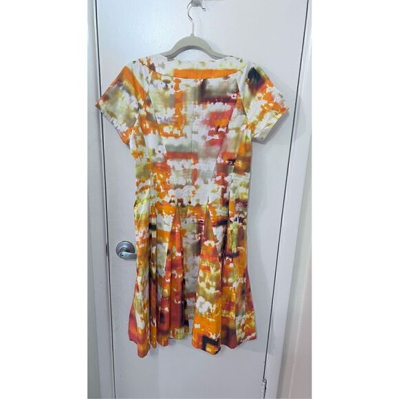 LAFAYETTE 148 NEW YORK MINI FLOWER COTTON DRESS WOMENS SIZE 2 - Picture 7 of 10